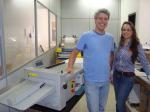 Silvane Salamoni e Henrique Faria, da Inove