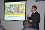 Enio Zucchino, responsável pelas soluções de prepress, anuncia a nova chapa ecológica Sonora e novo CtP entry-